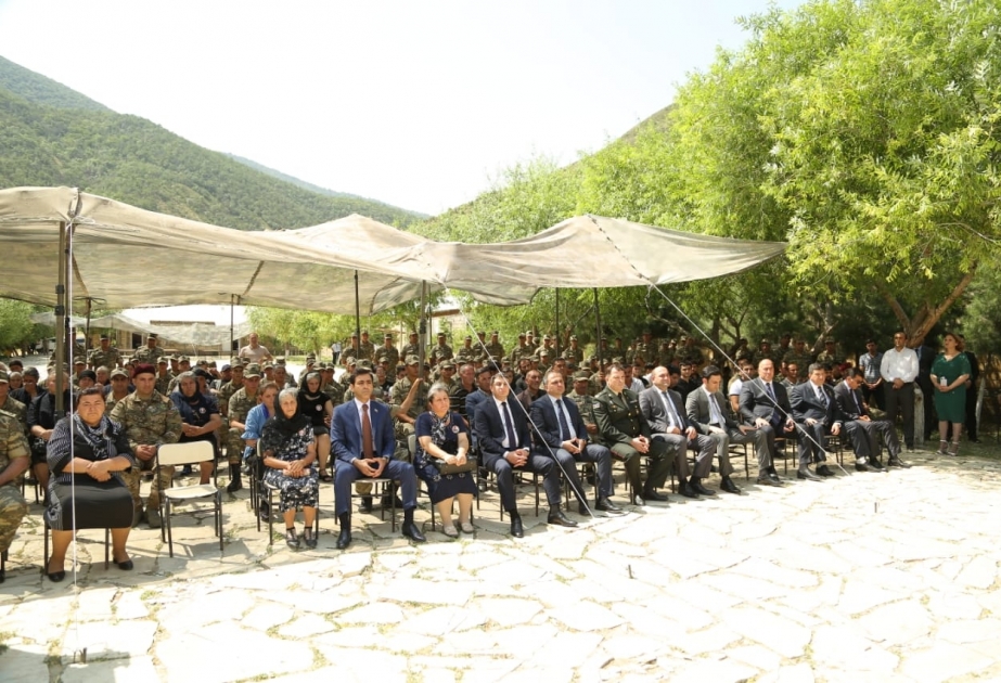 Goranboyda Silahlı Qüvvələr Günü münasibətilə şəhid ailələri ilə görüş keçirilib
