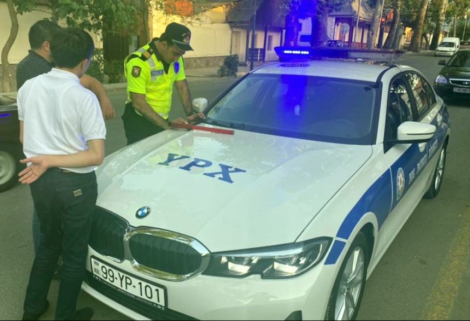 Şəmkirdə təhlükəsizlik kəmərindən istifadə etməyən sürücülər məsuliyyətə cəlb olunub