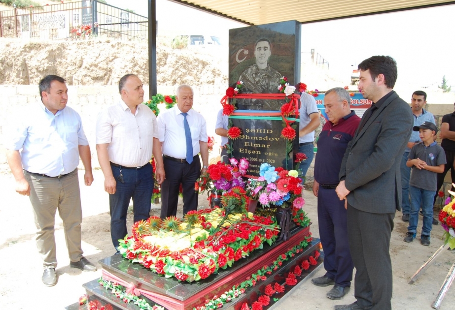 Şəhid Elmar Əhmədovun xatirəsi anılıb