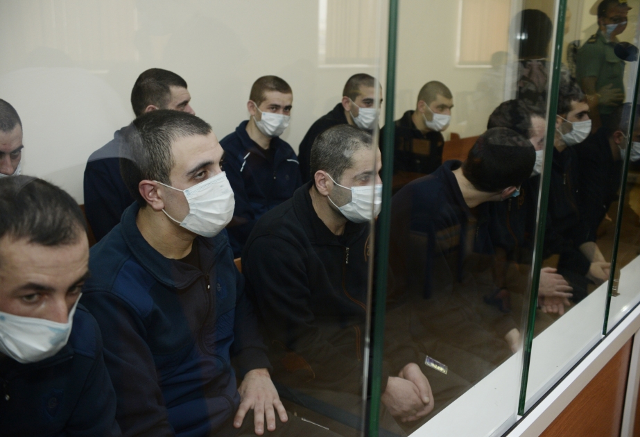 В Бакинском апелляционном суде проходит судебное заседание по делу членов армянских вооруженных формирований, совершивших террористические и провокационные преступления на территории Азербайджана