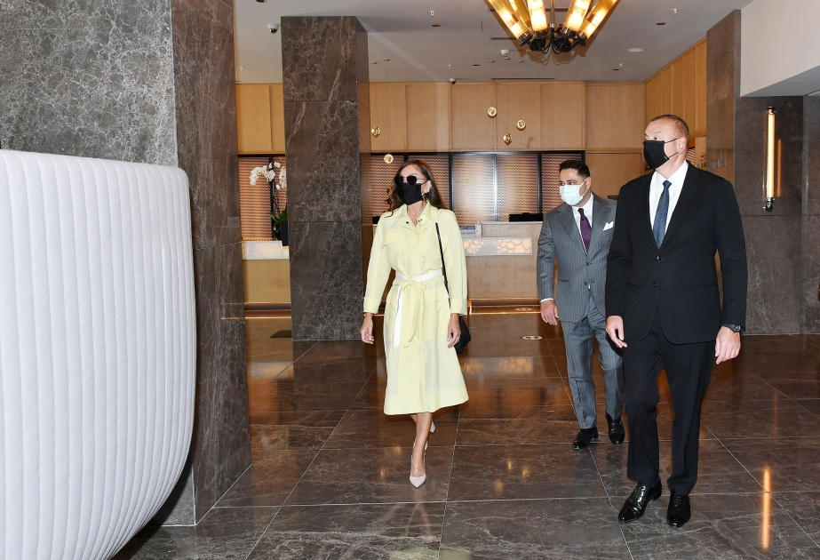 Le président Ilham Aliyev participe à l’inauguration de l’hôtel Courtyard by Marriott Baku VIDEO