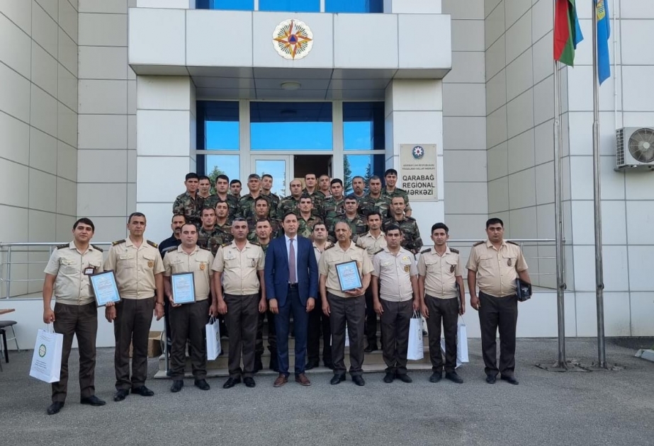 FHN işçilərinin həmkarlar ittifaqı Silahlı Qüvvələr Günü ilə əlaqədar Qarabağ Regional Mərkəzində görüş keçirib