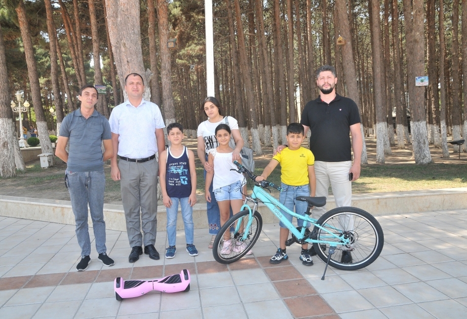 Abşeronda növbəti dəfə şəhid övladları sevindirildi