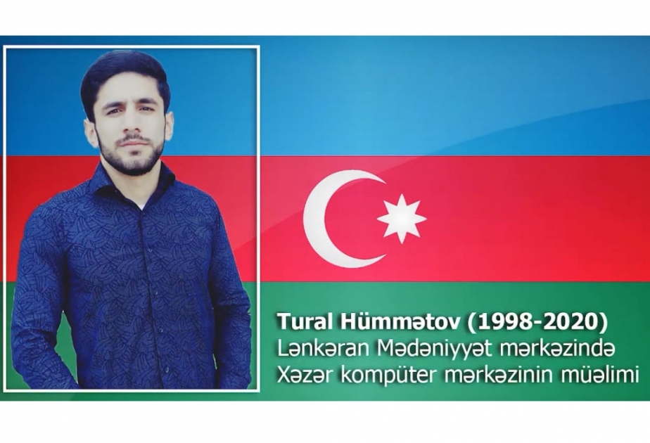 “Səhnədən səngərə" layihəsi çərçivəsində təqdim olunur: Şəhid Tural Hümmətov