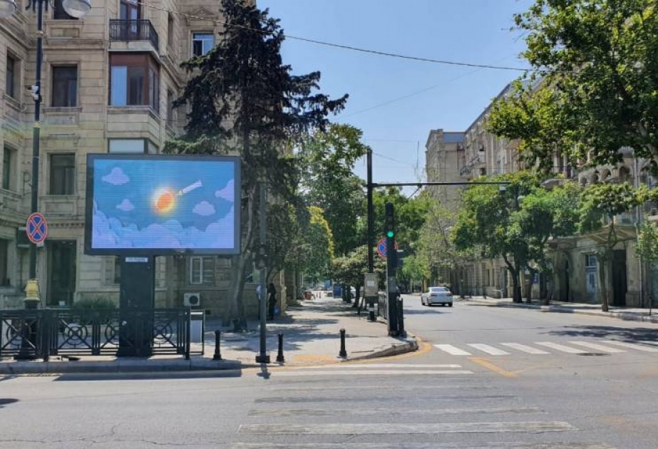 Narkomaniyaya qarşı maarifləndirici çarxlar Bakının bir sıra küçə və prospektlərində yayımlanır