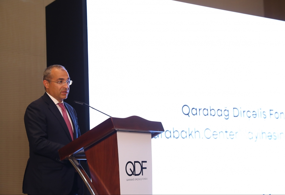 Qarabağ Dirçəliş Fondunun “Karabakh.Center” layihəsinin təqdimatı olub YENİLƏNİB VİDEO