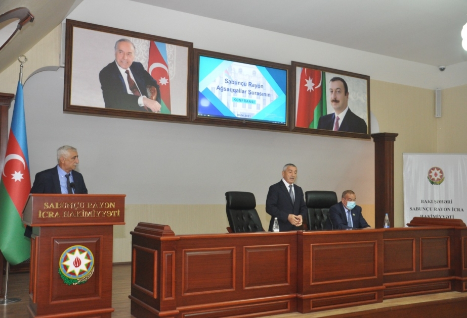 Sabunçu Rayon Ağsaqqallar Şurasının hesabat-seçki konfransı keçirilib