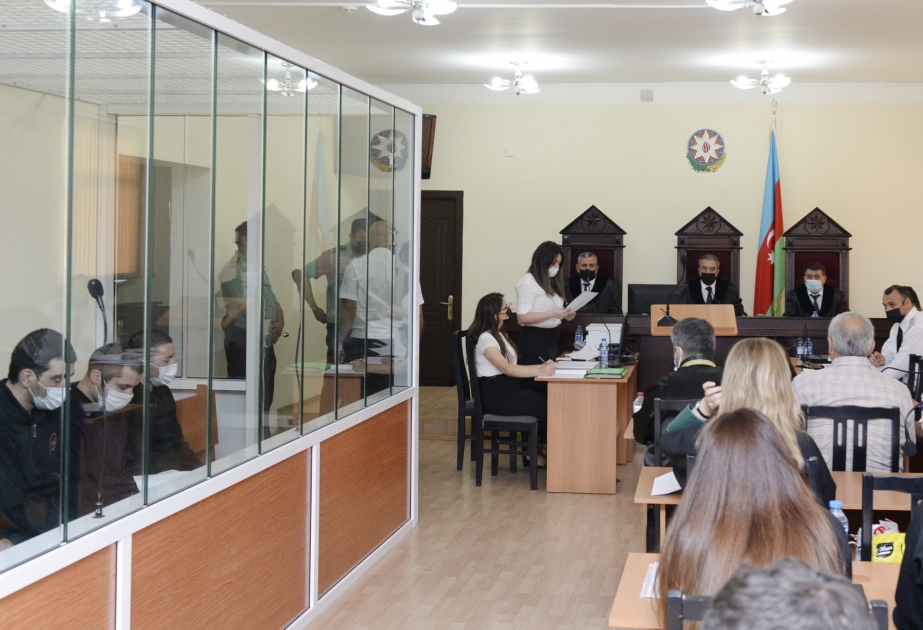 Проходит очередное судебное заседание по делу членов армянских вооруженных формирований, совершивших террористические и провокационные преступления на территории Азербайджана