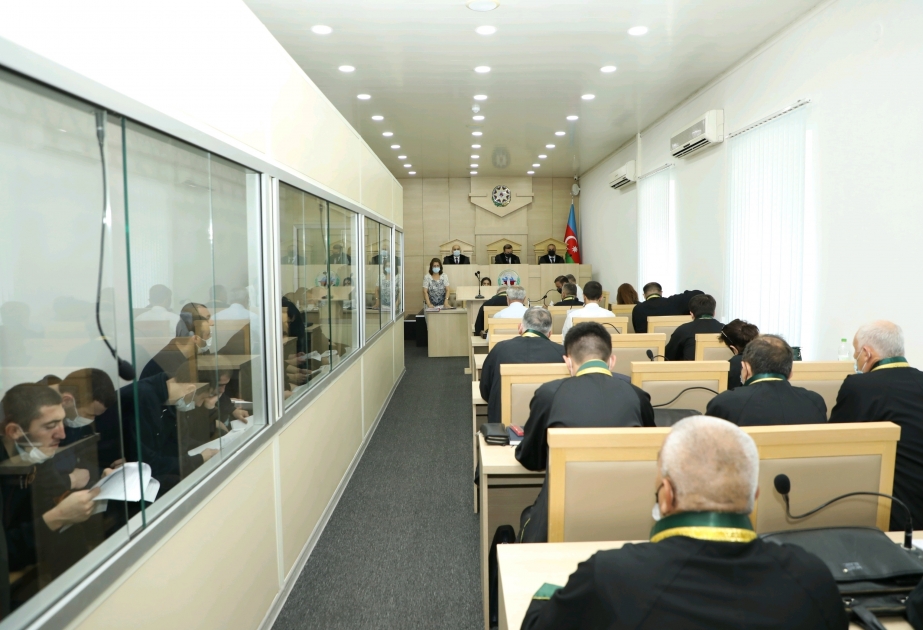 В Бакинском суде по тяжким преступлениям продолжается процесс над армянскими боевиками, совершившими террористические и провокационные преступления на территории Азербайджана