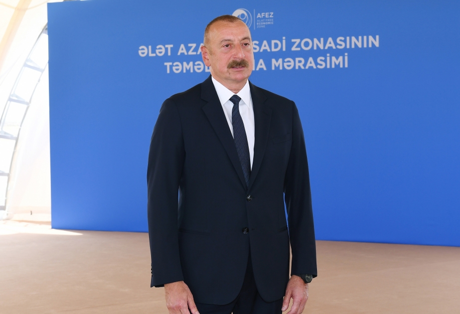 Prezident İlham Əliyev: Bizim sözümüzlə əməlimiz heç vaxt fərqlənmir, nəyi deyiriksə, onu da edirik