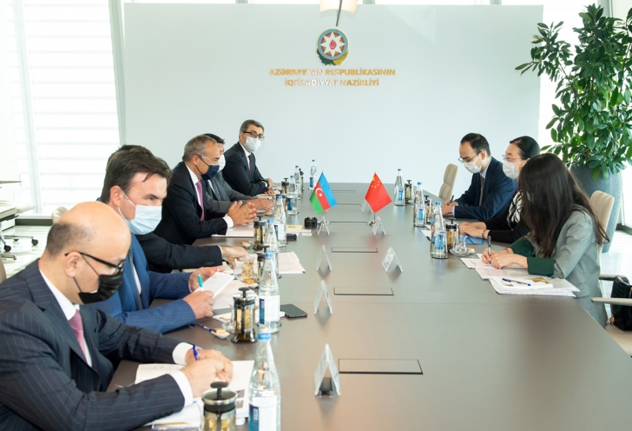 İqtisadiyyat naziri Çin şirkətlərini Ağdam Sənaye Parkına investisiya yatırmağa dəvət edib