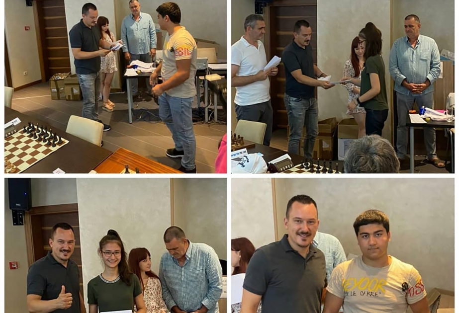 Naxçıvan şahmatçıları beynəlxalq turnirin mükafatçıları sırasında yer alıblar