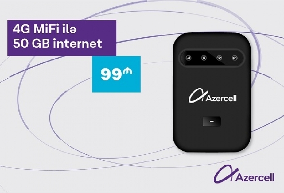 ® Интернет с 4G MiFi от Azercell стал еще быстрее!