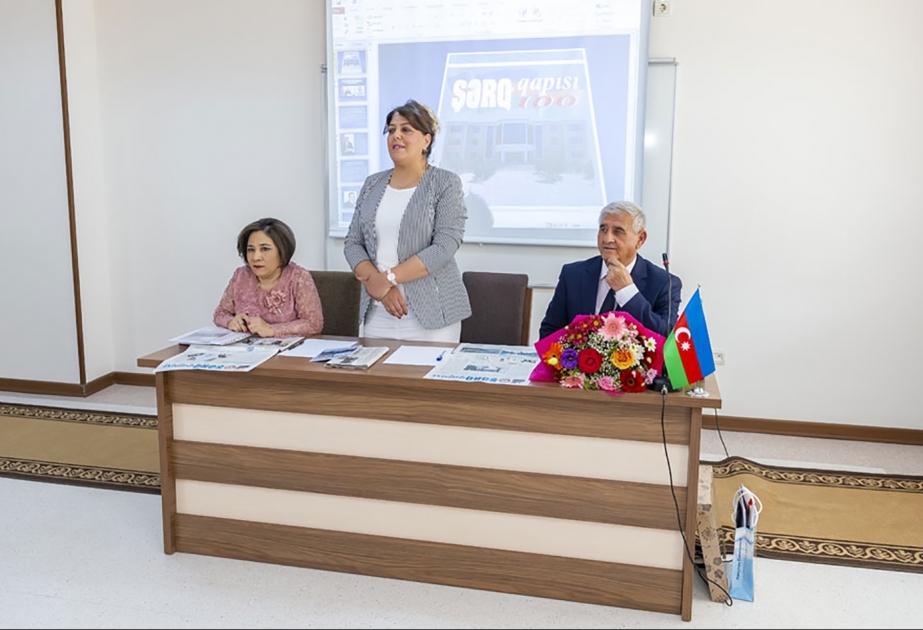 “Naxçıvan” Universitetində “Şərq qapısı” qəzetinin yubileyi qeyd edilib