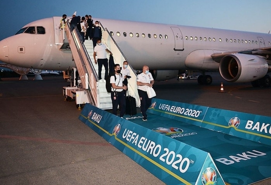 Euro 2020: l’équipe de la République tchèque est à Bakou
