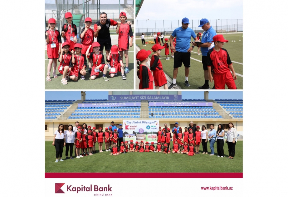 ®  При поддержке Kapital Bank проходит традиционный проект «Летний футбольный лагерь»