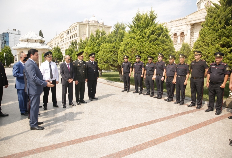 Xaçmazda xidmətdə fərqlənən polis əməkdaşlarına fəxri fərmanlar təqdim olunub