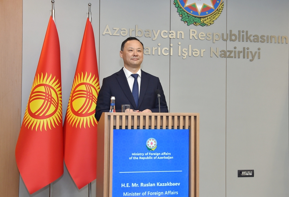 Außenminister Ruslan Kasakbajew: Aserbaidschan ist ein sehr wichtiger Partner für Kirgisistan
