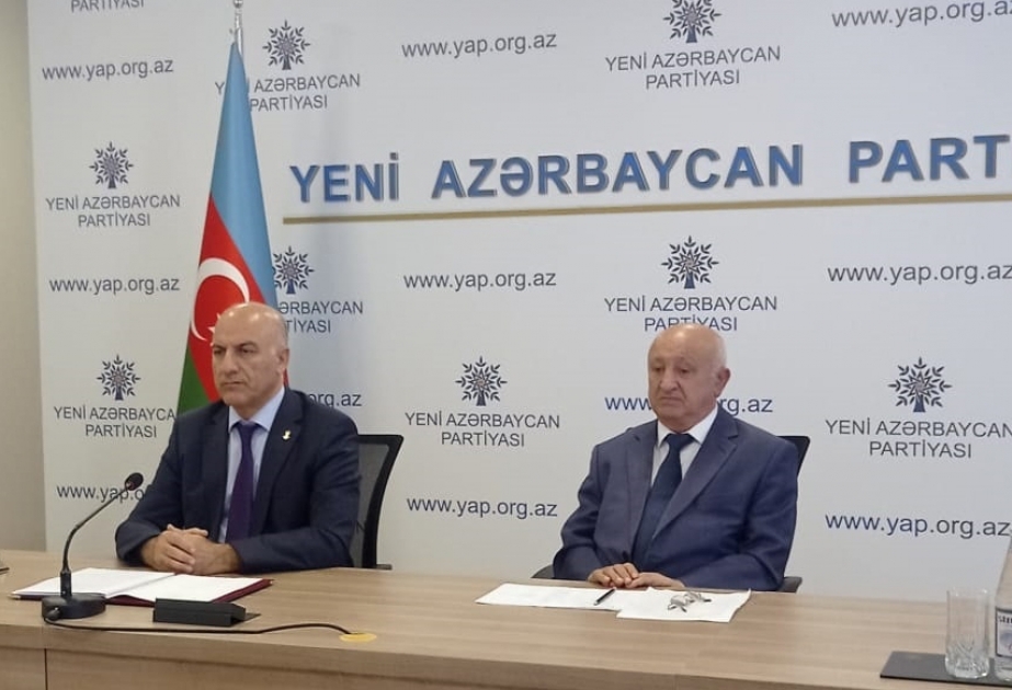 Yeni Azərbaycan Partiyası Suraxanı rayon təşkilatının X hesabat konfransı keçirilib