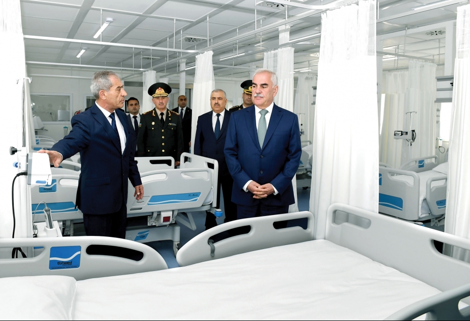 Naxçıvan şəhərində modul tipli xəstəxana istifadəyə verilib