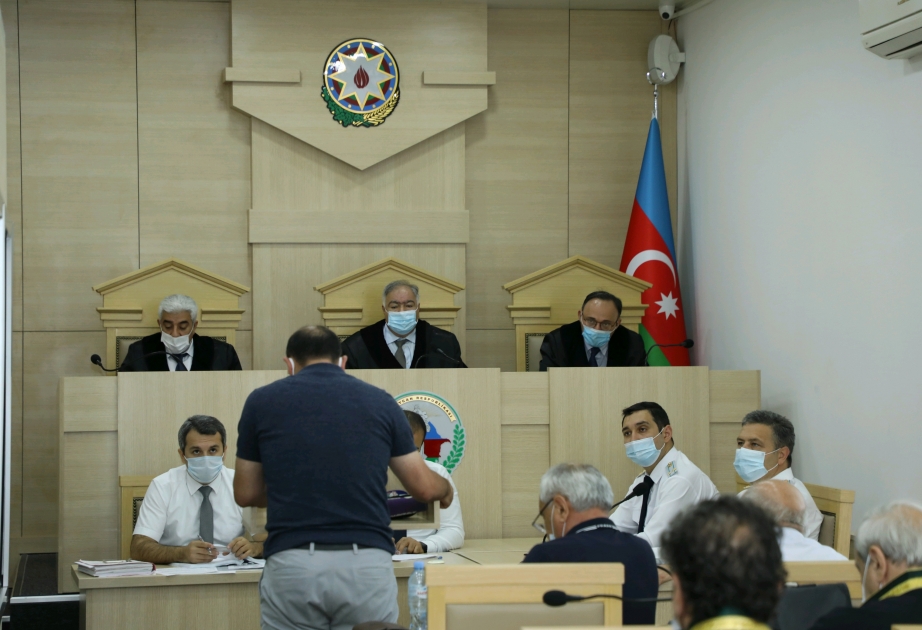 Ermənistan silahlı qüvvələrinin bir neçə üzvünün təqsirləndirilməsi ilə bağlı məhkəmə baxışı keçirilib