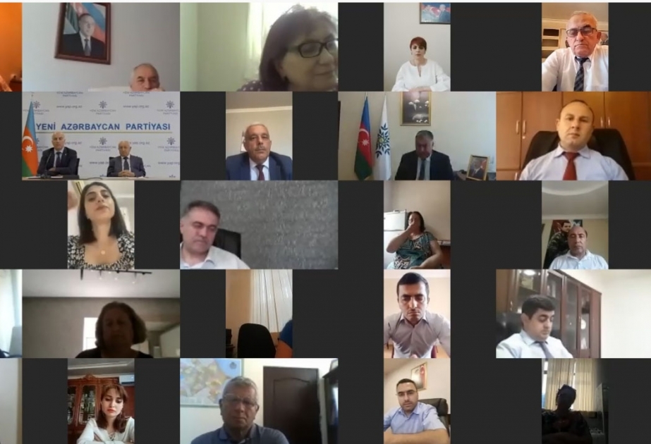 Yeni Azərbaycan Partiyası Xəzər rayon təşkilatının XII hesabat konfransı keçirilib