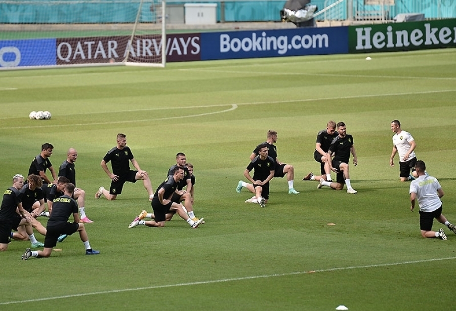 UEFA EURO 2020: La República Checa asiste al último entrenamiento antes del partido con Dinamarca