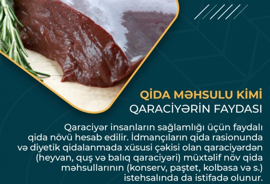 Qida məhsulu kimi qaraciyərin faydası