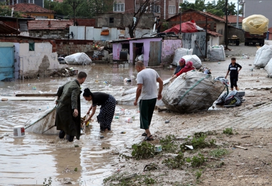 Əlverişsiz hava Türkiyənin Ədirnə vilayətində ciddi fəsadlar yaradıb