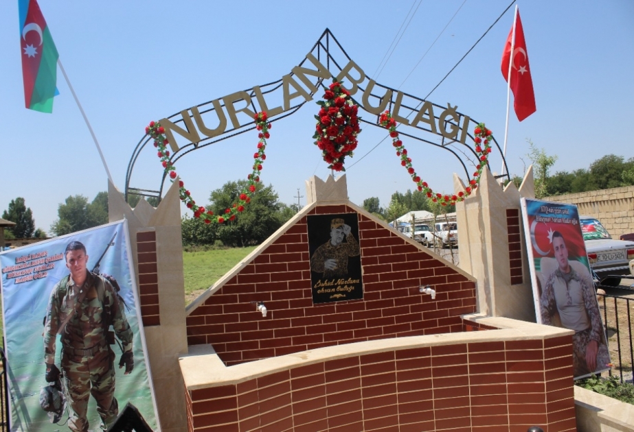 “Qartal” ləqəbli şəhid Nurlan Hüseynovun adını daşıyan bulaq açılıb