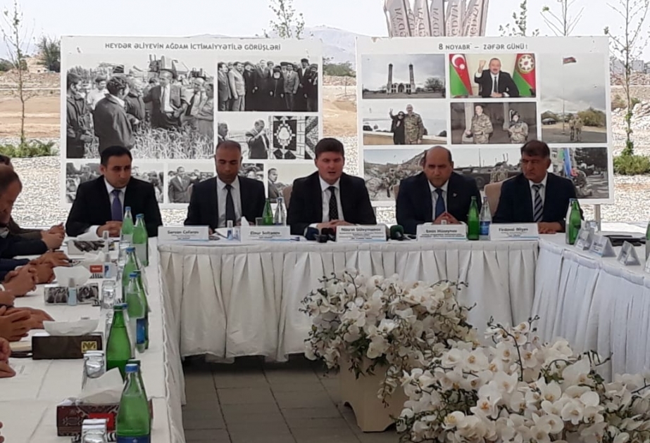 İdarələrarası Mərkəzin enerji təminatı və ekoloji məsələlər üzrə işçi qruplarının Ağdamda birgə iclası keçirilib