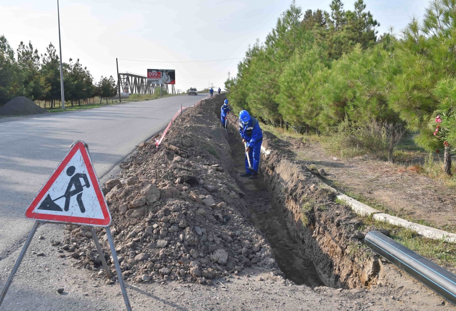Saatlının Nərimanov kəndində içməli su təchizatı yaxşılaşdırılır