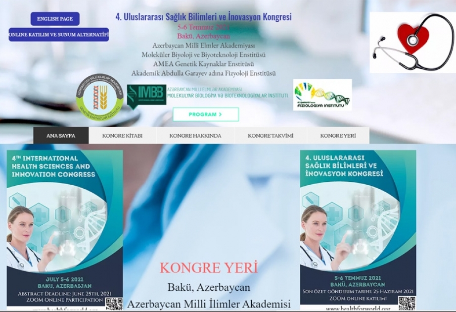 “Sağlamlıq elmləri və innovasiyalar” mövzusunda konqresdə 300-dən çox alim və mütəxəssisin məruzələri dinlənilib