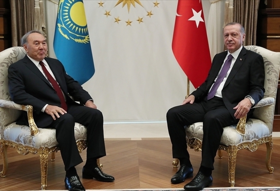 مكالمة هاتفية بين رجب طيب أردوغان ونور سلطان نظربايف