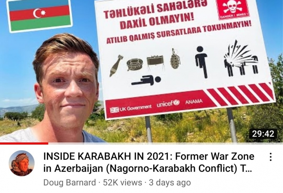 Amerikalı videobloger işğalın ağır nəticələrindən danışıb