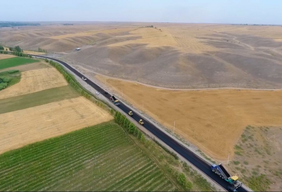 Zəfər yolunun asfaltlanması işlərinə başlanılıb