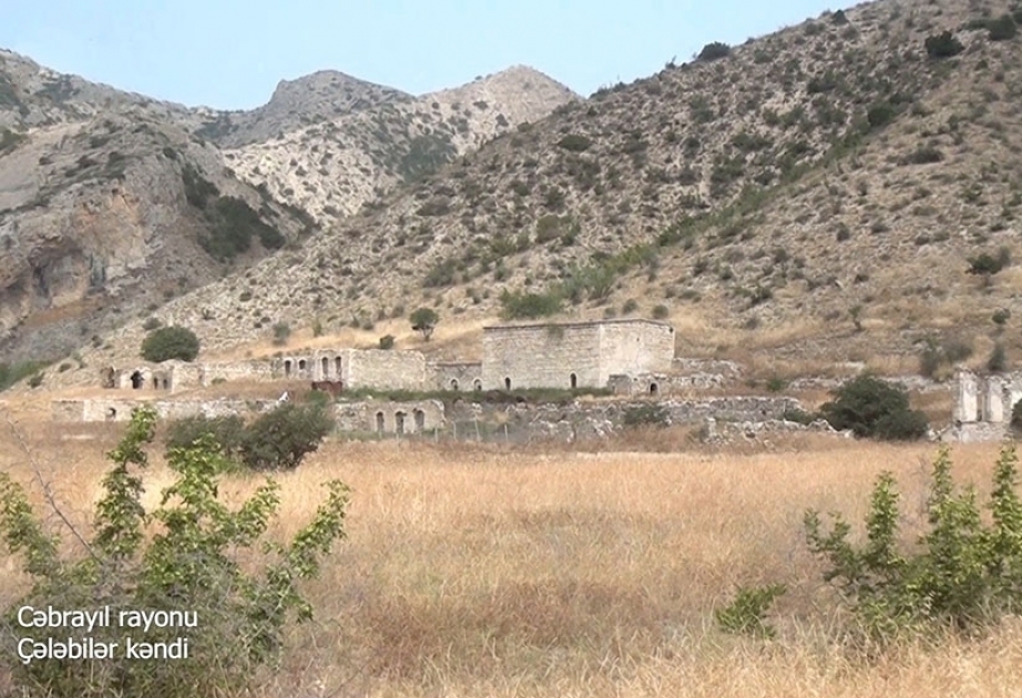 مقطع فيديو لقرية جلبيلر بمحافظة جبرائيل المحررة من وطأة الاحتلال الأرميني (فيديو)