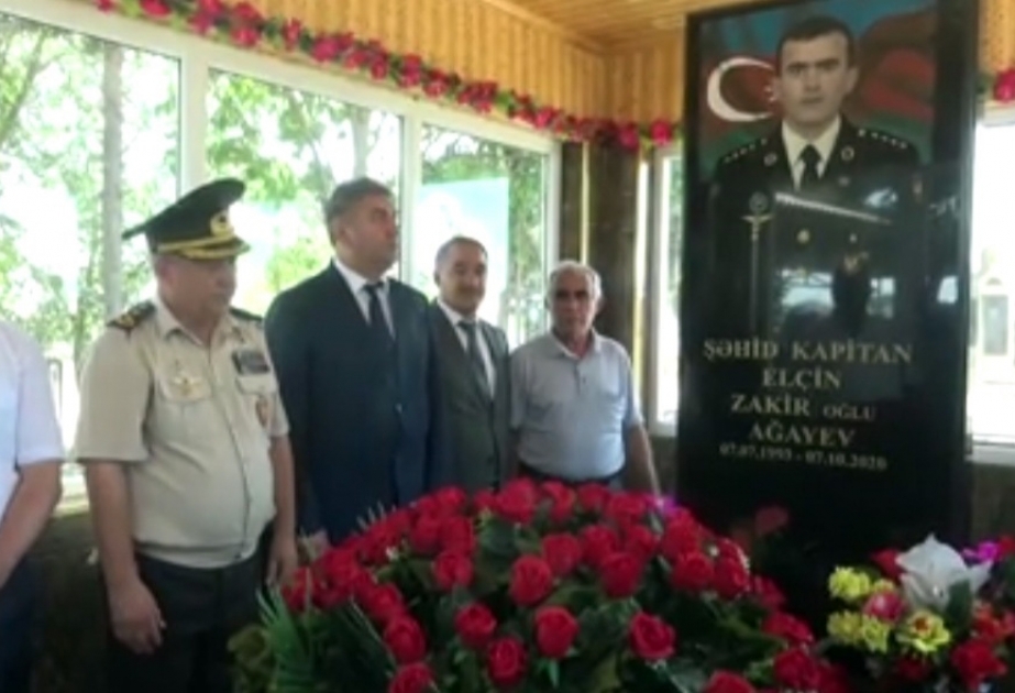 Cəlilabadda şəhid baş leytenant Elçin Ağayevin xatirəsi anılıb