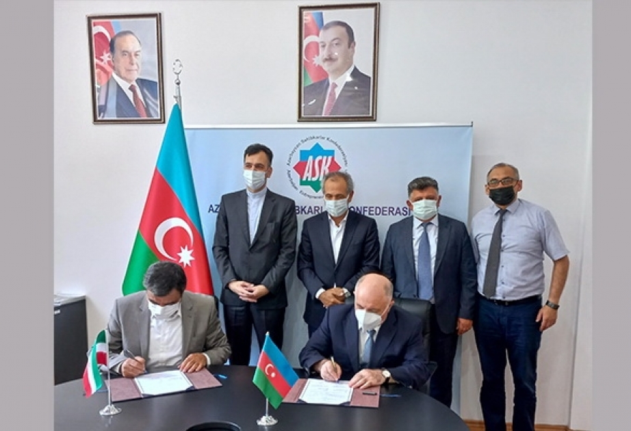 Sahibkarlar Konfederasiyası Təbriz Ticarət, Sənaye və Mədənlər Palatası ilə anlaşma memorandumu imzalayıb