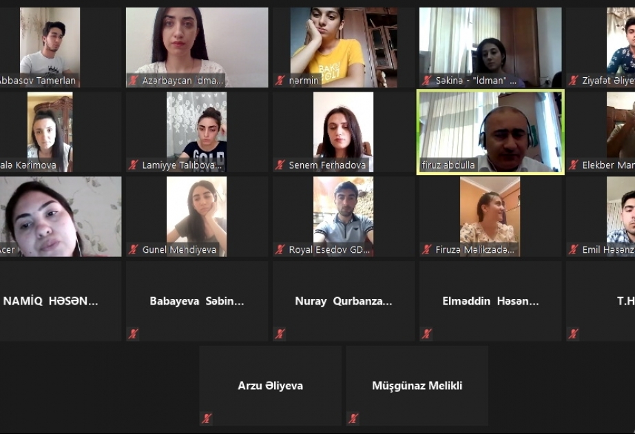 “Könüllü jurnalist” layihəsi çərçivəsində növbəti onlayn seminar keçirilib