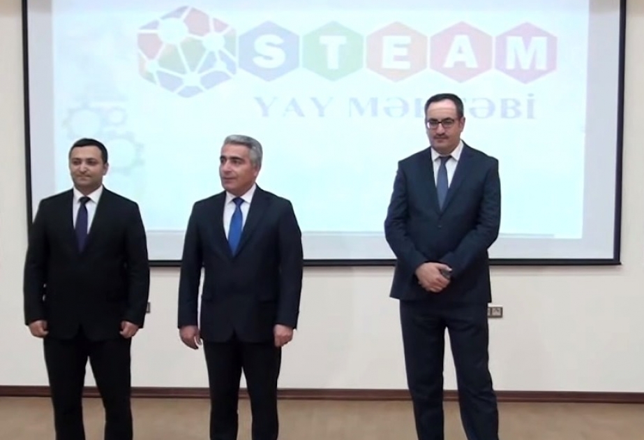Naxçıvanda təşkil olunan “STEAM yay məktəbi”ndə ümumtəhsil məktəblərinin şagirdləri iştirak edirlər