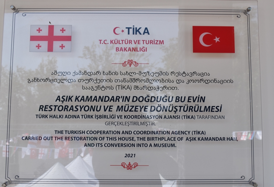 Marneulinin Kəpənəkçi kəndində görkəmli aşıq Kamandar Əfəndiyevin ev muzeyi açılıb