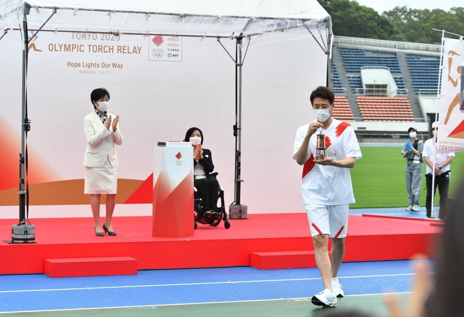 Olympische Flamme erreicht Tokio