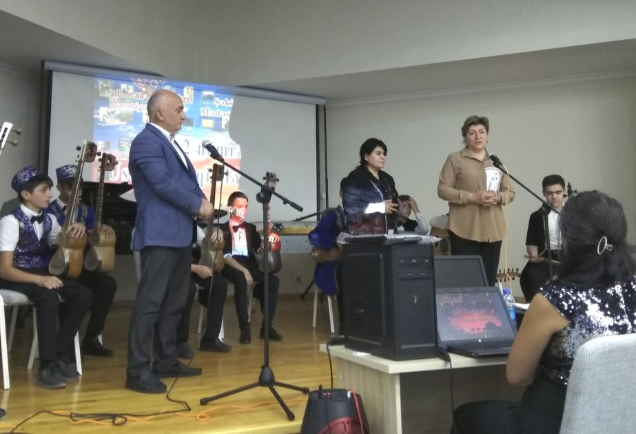Şəki 2 nömrəli Uşaq Musiqi Məktəbinin kollektivi Balakəndə hesabat konserti verib
