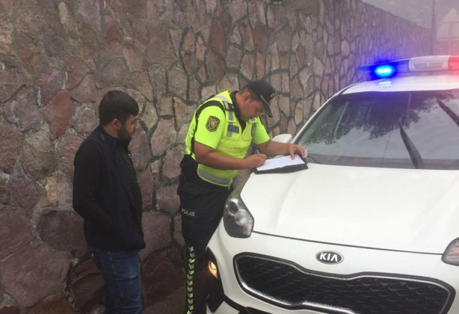 Yol polisi Daşkəsəndə reyd keçirib