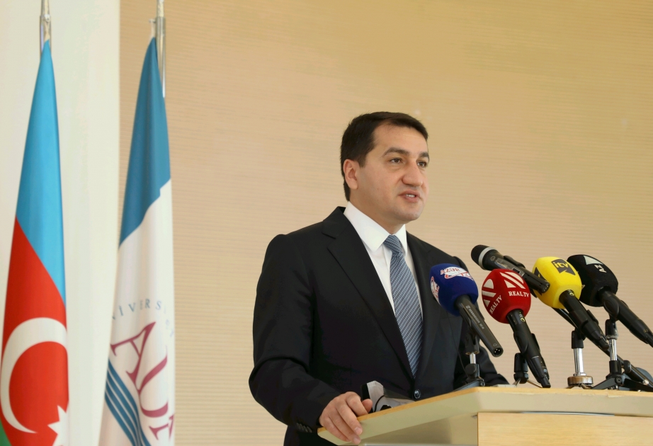 Vətən müharibəsi və müharibədən sonra Azərbaycanın xarici siyasəti mövzusunda diplomatiya həftəsinin açılışı olub VİDEO