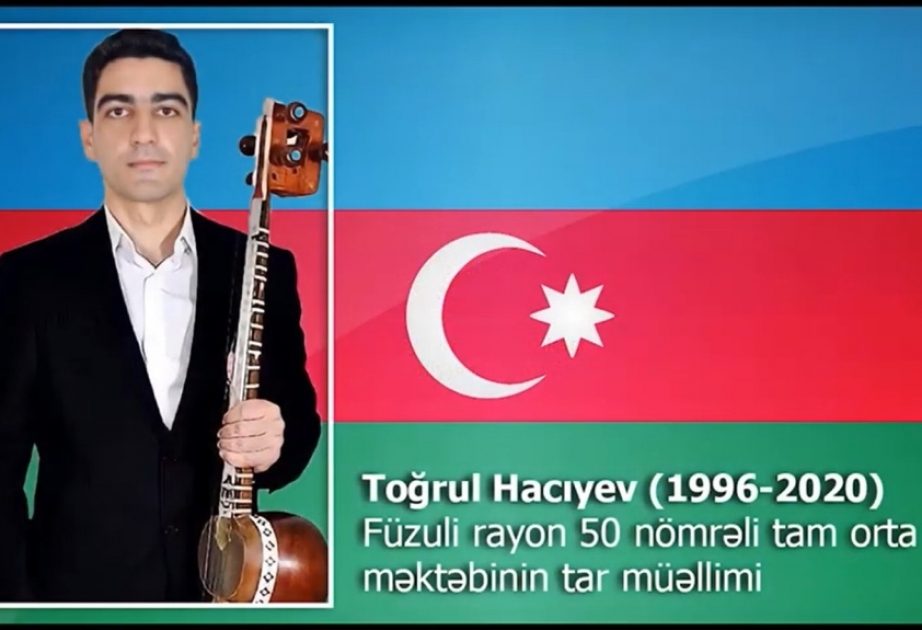 “Səhnədən səngərə" layihəsi çərçivəsində təqdim olunur: Şəhid Toğrul Hacıyev
