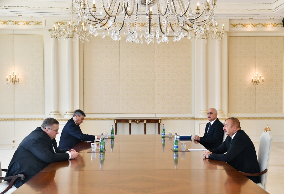 President Ilham Aliyev received Deputy Prime Minister of Russian Federation   VIDEO   