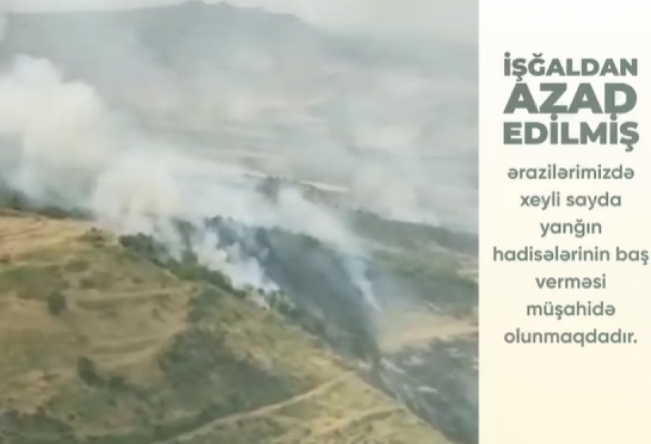 Baş Prokurorluq işğaldan azad edilmiş ərazilərdə baş verən yanğın hadisələri ilə bağlı videomüraciət yayıb