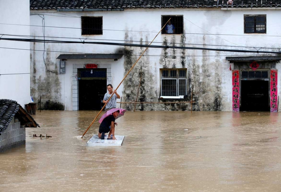 Şiddətli yağışlar Çinin Şensi vilayətində 5 nəfərin ölümünə səbəb olub